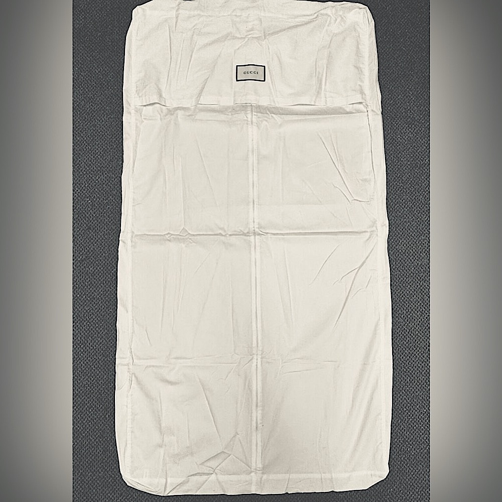 Gucci off white Fabric Zippered Dust Cover Garment Bag